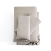 Woven Bamboo Driftwood King Sheet Set.